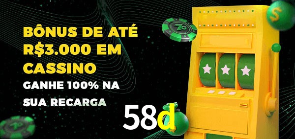 58d melhor bônus de depósito