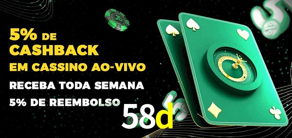 Promoções do cassino ao Vivo 58d